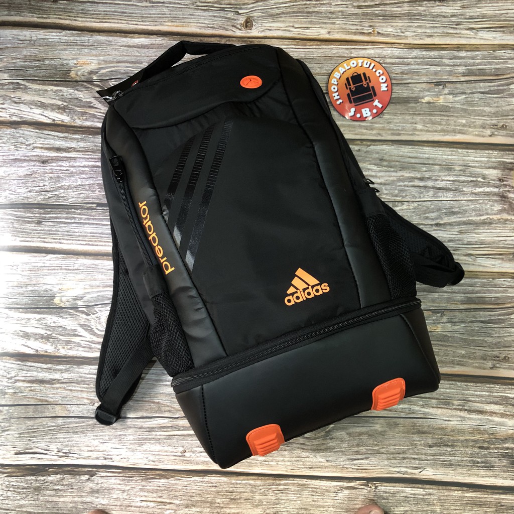 Balo Adidas [ HÀNG VNXK BH 1 NĂM ] Balo Adidas Predator - Thiết kế vuông vắn cứng cáp có ngăn đựng laptop CHÔNG NƯỚC TỐT