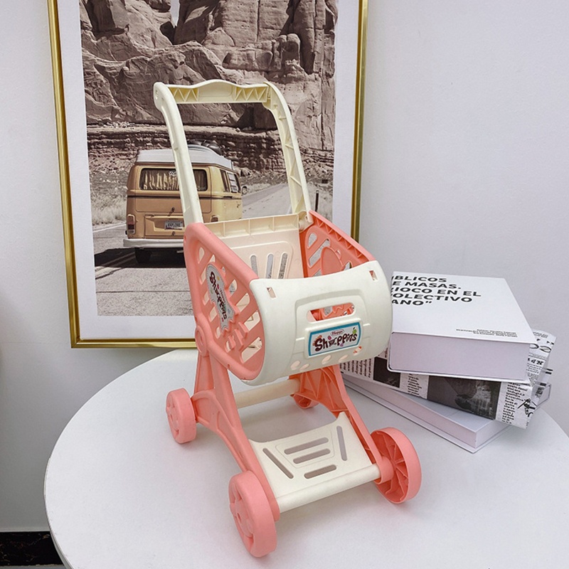 Xe Đẩy Mua Sắm Trang Trí Nhà Búp Bê Vui Nhộn
