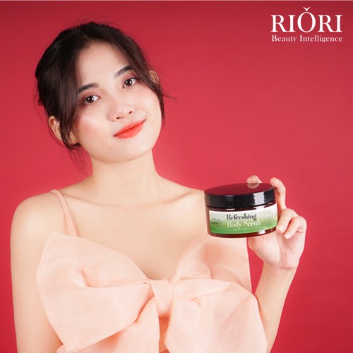 Kem tẩy tế bào chết RIORI Refreshing Body Scrub 200g toàn thân dưỡng ẩm, làm sạch và phục hồi tế bào da