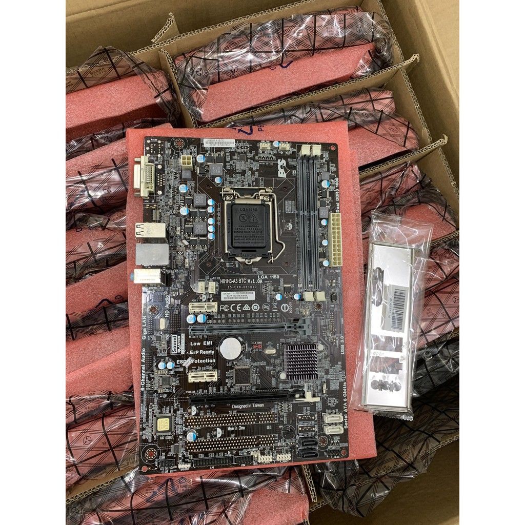 Bo Mạch Chủ Main  ECS H81H3-A3 H81 BTC Socket 1150 DDR3(Hàng New) | BigBuy360 - bigbuy360.vn