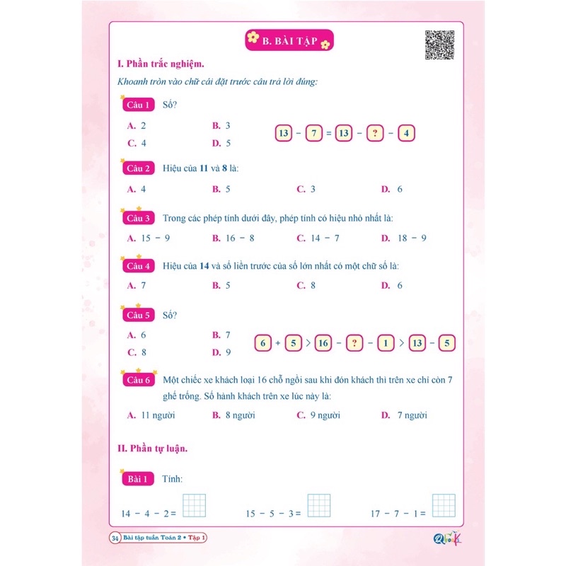 Sách - Bài Tập Tuần Toán 2 (Tập 1) - Chân Trời Sáng Tạo