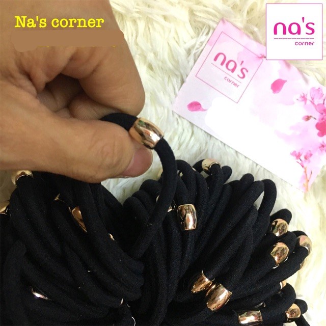 Sỉ thun cột tóc dày trơn Hàn Quốc mềm mịn 100 sợi