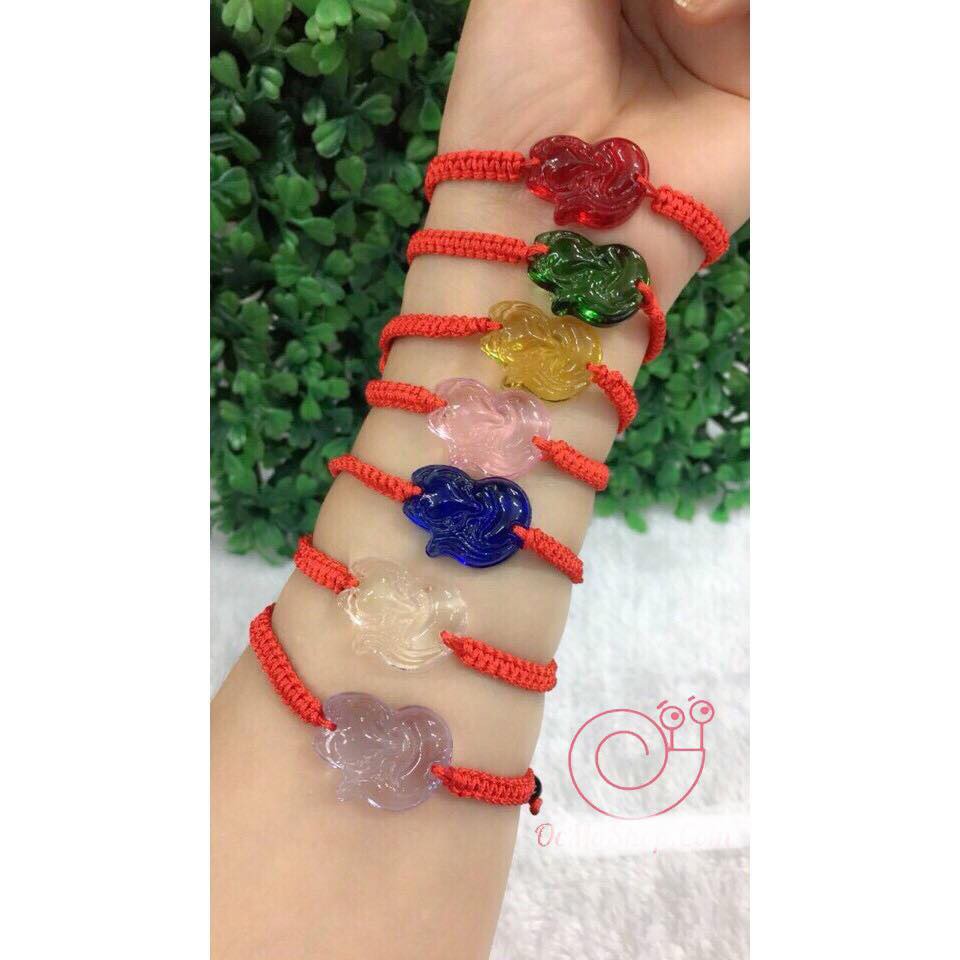 Vòng Tay Hồ Ly Tết Dây Đỏ