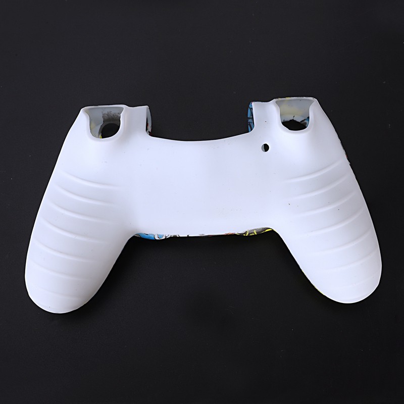 Vỏ Bọc Silicone Chống Trượt + 2 Nút Bấm Cho Tay Cầm Chơi Game Ps4 Pro Slim