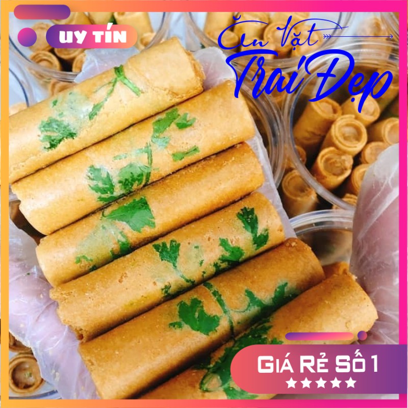 Bánh Ống Ngò Nhân Đậu Phộng Trai Đẹp 450G