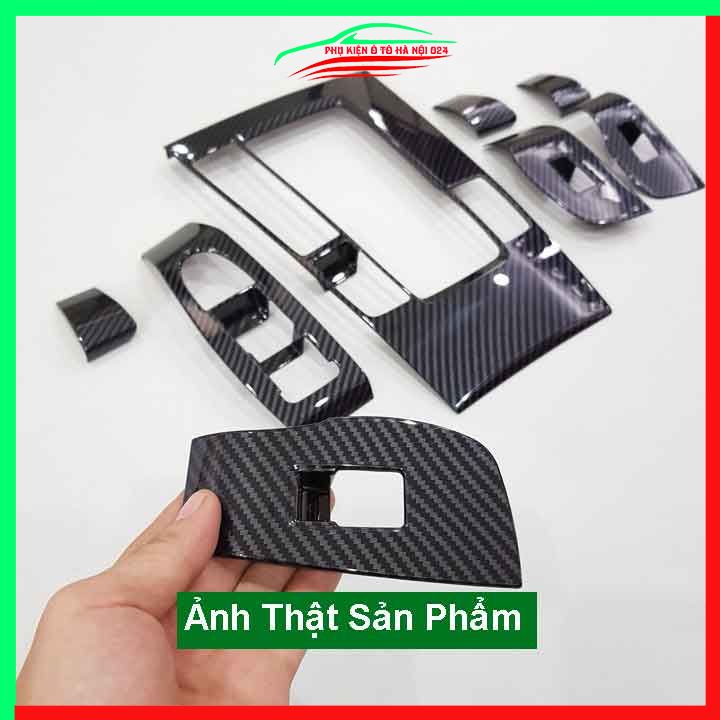 Ốp nội thất cho xe ô tô Mazda 3 2020-2021 vân Cacbon ABS bảo vệ chống trầy xước và làm đẹp xe