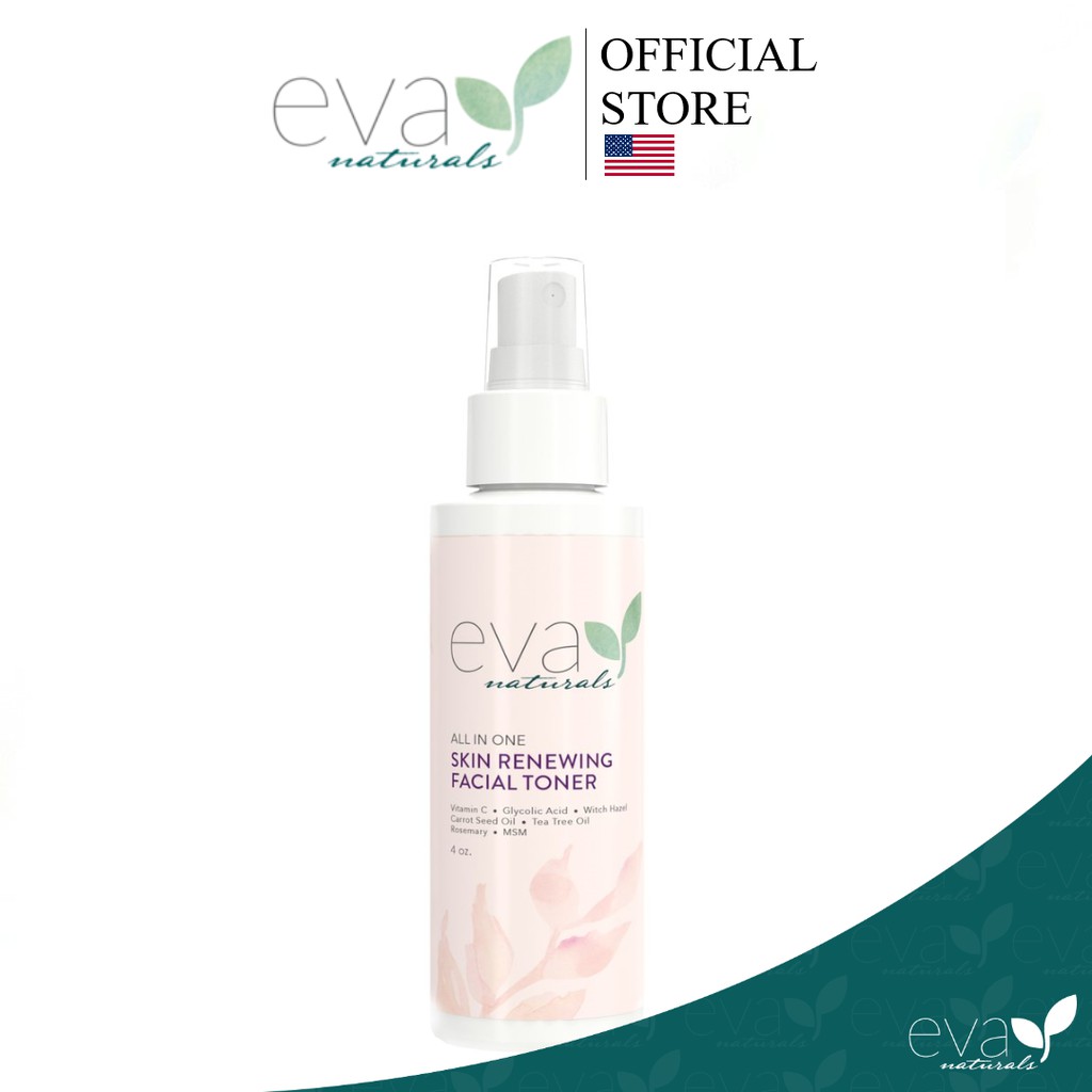 Nước Hoa Hồng Cân Bằng Độ Ẩm và Ngừa Mụn Eva Naturals Skin Renewing Facial Toner 120ml | BigBuy360 - bigbuy360.vn