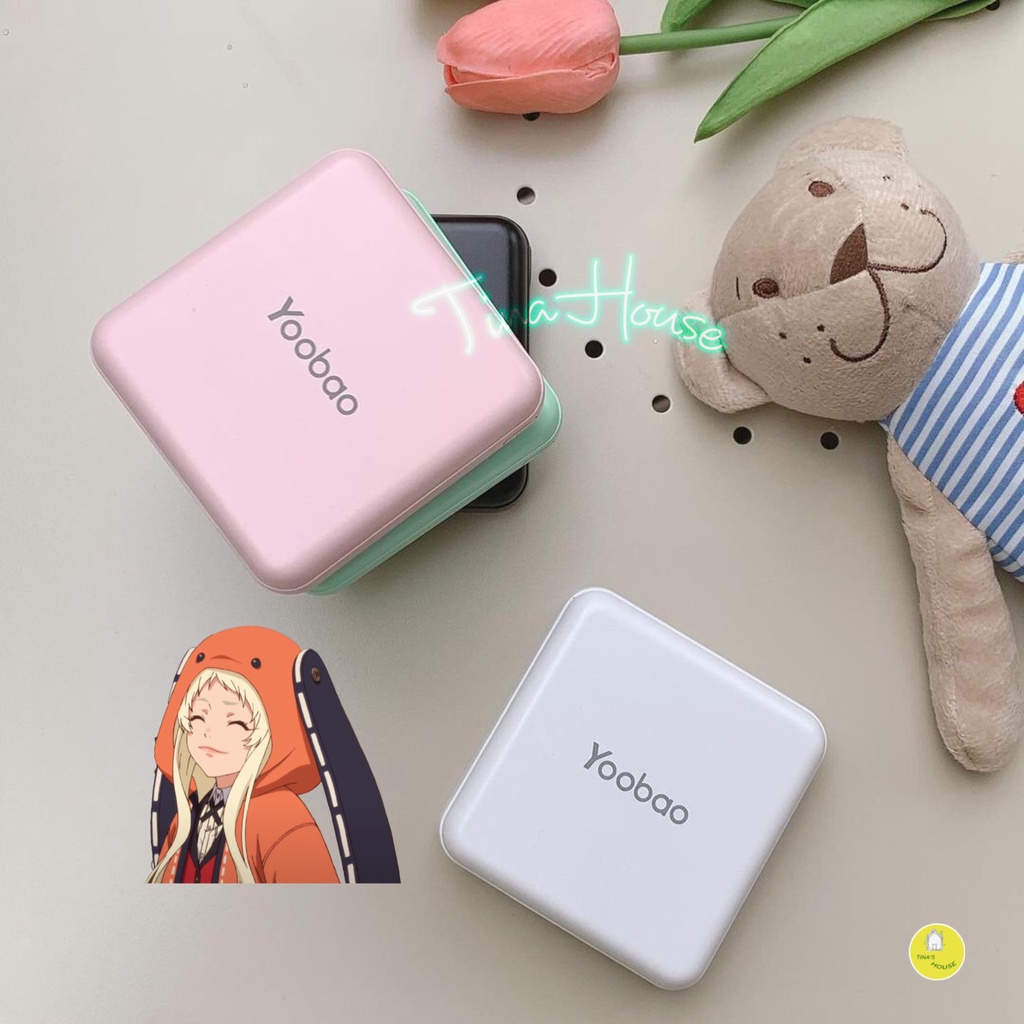 [Mã 153ELSALE2 giảm 7% đơn 300K]  Sạc Dự Phòng Yoobao10.000mAh ➕  sticker kute