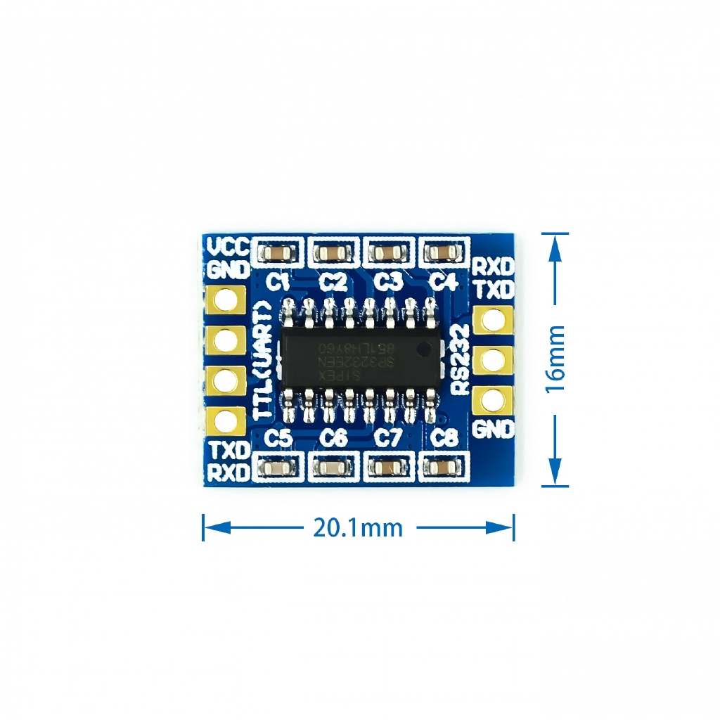 RS232 SP3232 TTL to RS232 Module RS232 to TTL Brush Line Serial Port Module