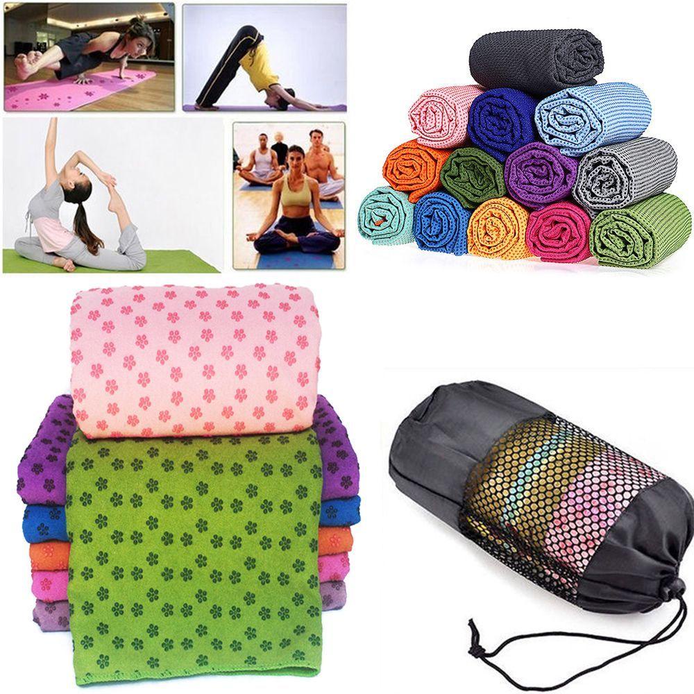 Thảm Tập Yoga / Pilates Chất Liệu Microfiber Kích Thước 183x63cm