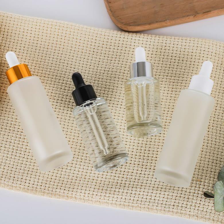 Lọ Chiết Serum ❤ TRÙM SỈ ❤ [20ml,30ml,50ml] Lọ chiết tinh dầu Thủy tinh mờ Vai ngang đựng serum , phụ kiện du lịch