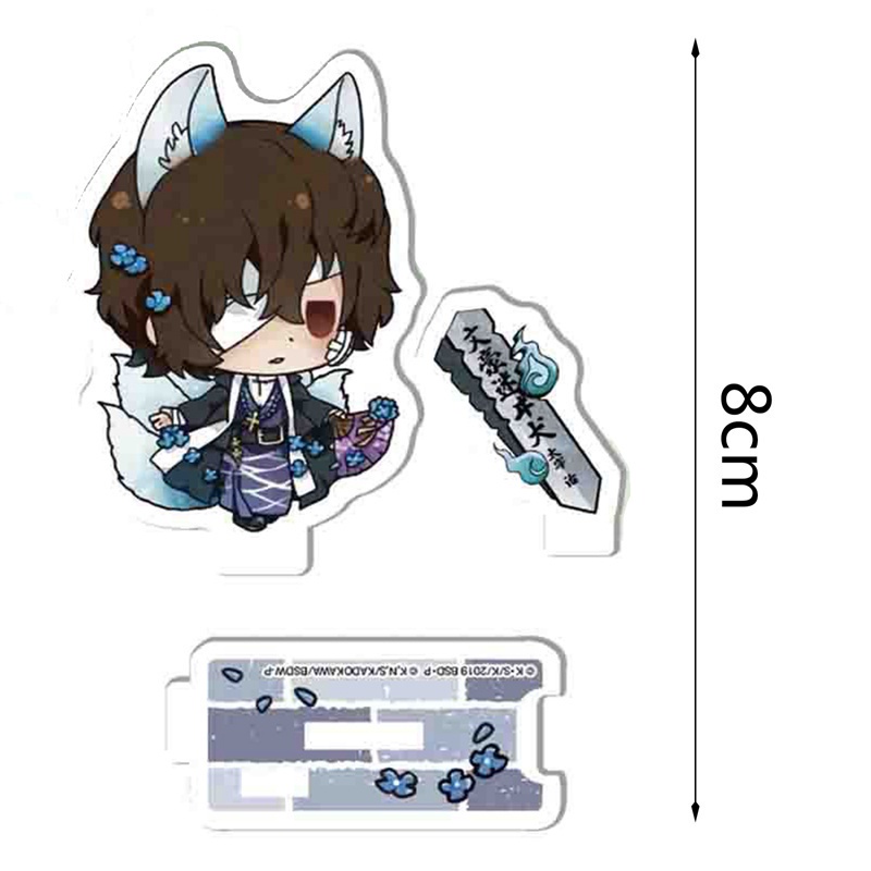 Mô hình nhân vật anime Bungo Stray Dogs để bàn trang trí dạng đứng