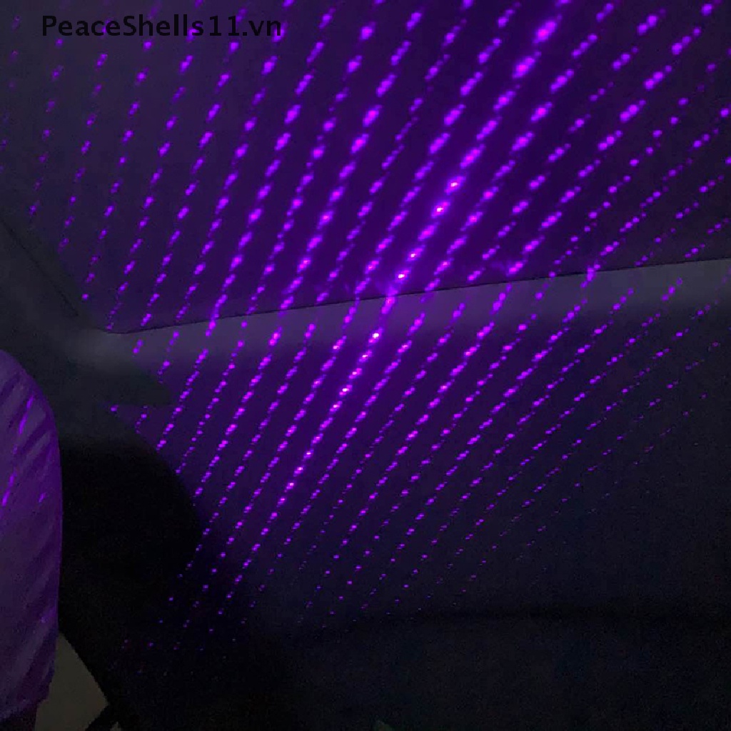 [PeaceShells] Đèn LED USB Chiếu Bầu Trời Đầy Sao Trang Trí Nội Thất Ô Tô