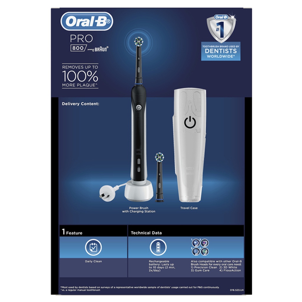 Bàn Chải Điện Oral-B Pro 800   [CHÍNH HÃNG]  Oral-B Pro 800