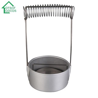 LOTSOFGOODS Stainless Steel Paint Brush Washer Cleaner with Screen and Holder Spring