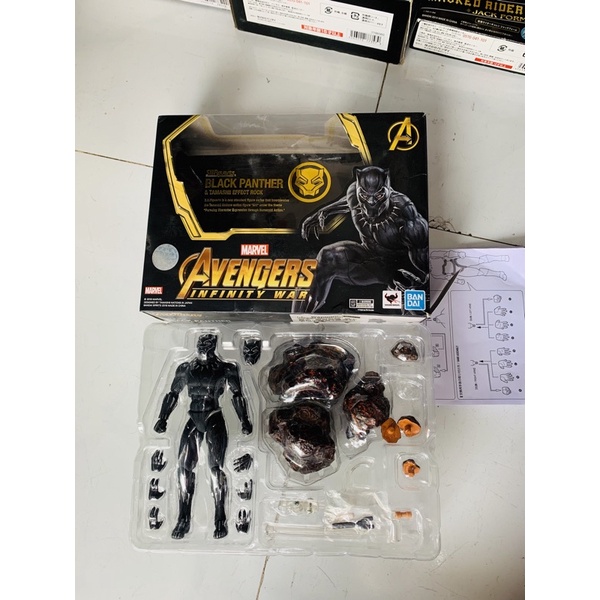 [ Chính hãng] Mô hình SHF black panther &amp; tamashii effect rock