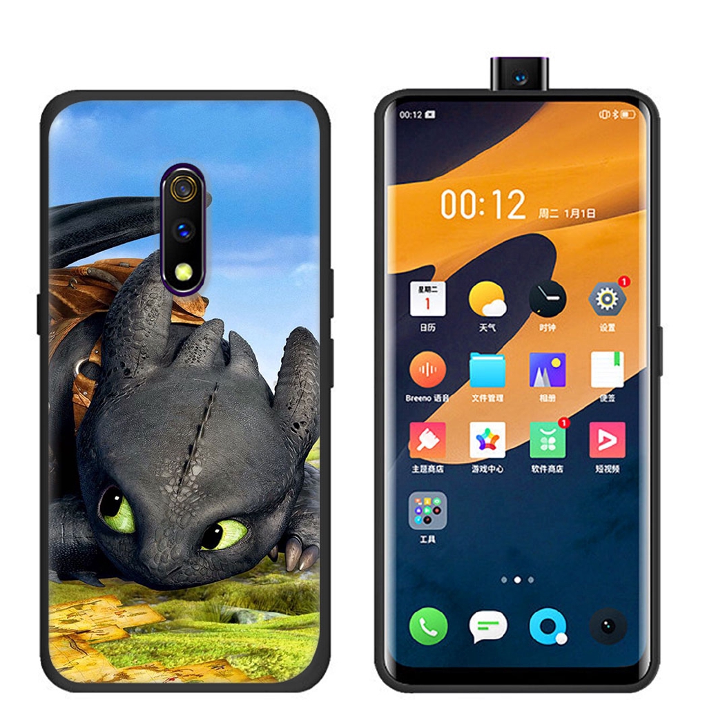 Ốp điện thoại silicon mềm hình Anime How to Train Your Dragon cho OPPO F11 R17 PRO F1PLUS A9 R9 R9S R15 A1K A5 A9 2020