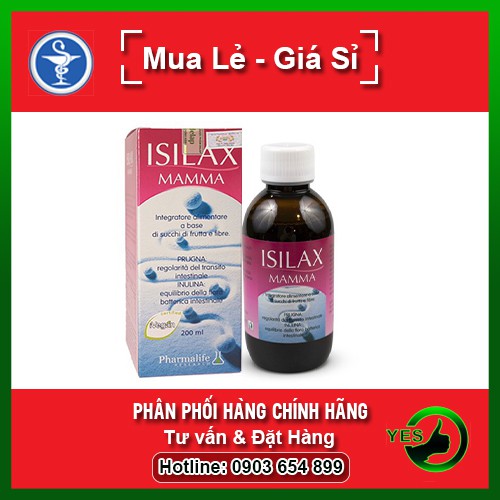 ❤[Chính hãng] Isilax Mamma - Giúp Mẹ Có Hệ Tiêu Hóa Khỏe Mạnh (Chai 200ml)