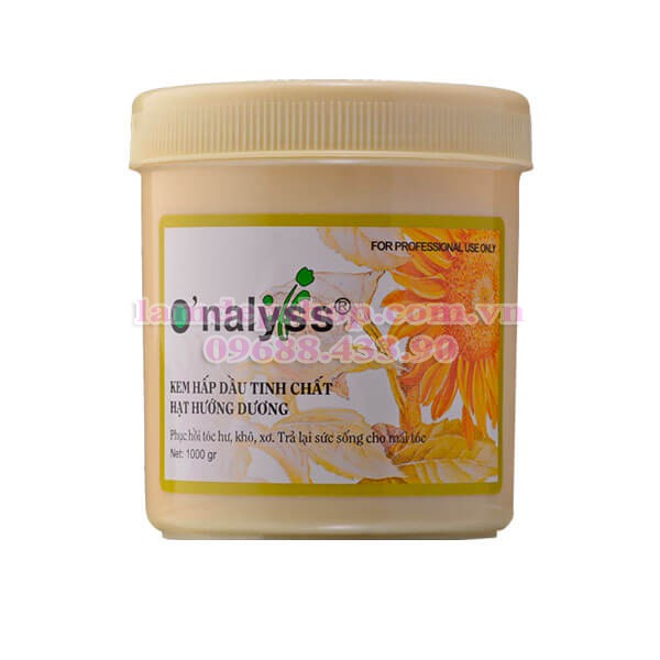 Kem hấp tóc - O'nalyss - Kem hấp dầu tinh chất hướng dương (500ml, 1000ml)