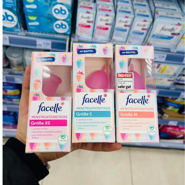 Cốc Nguyệt San Facelle Size S,M,XS