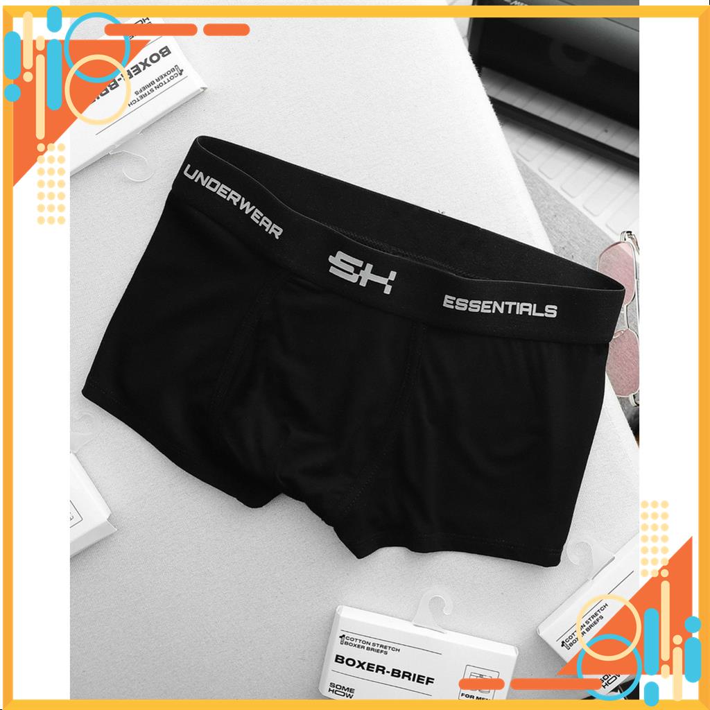 Quần lót nam boxer, quần sịp nam thun lạnh SK Essentials cực thoáng mát, co dãn, siêu thấm hút mồ hôi MSP79073