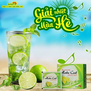 (10 HỘP) BỘT SỦI THANH NHIỆT HERBACOOL-THANH NHIỆT, NÓNG TRONG NGƯỜI, LỞ MIỆNG