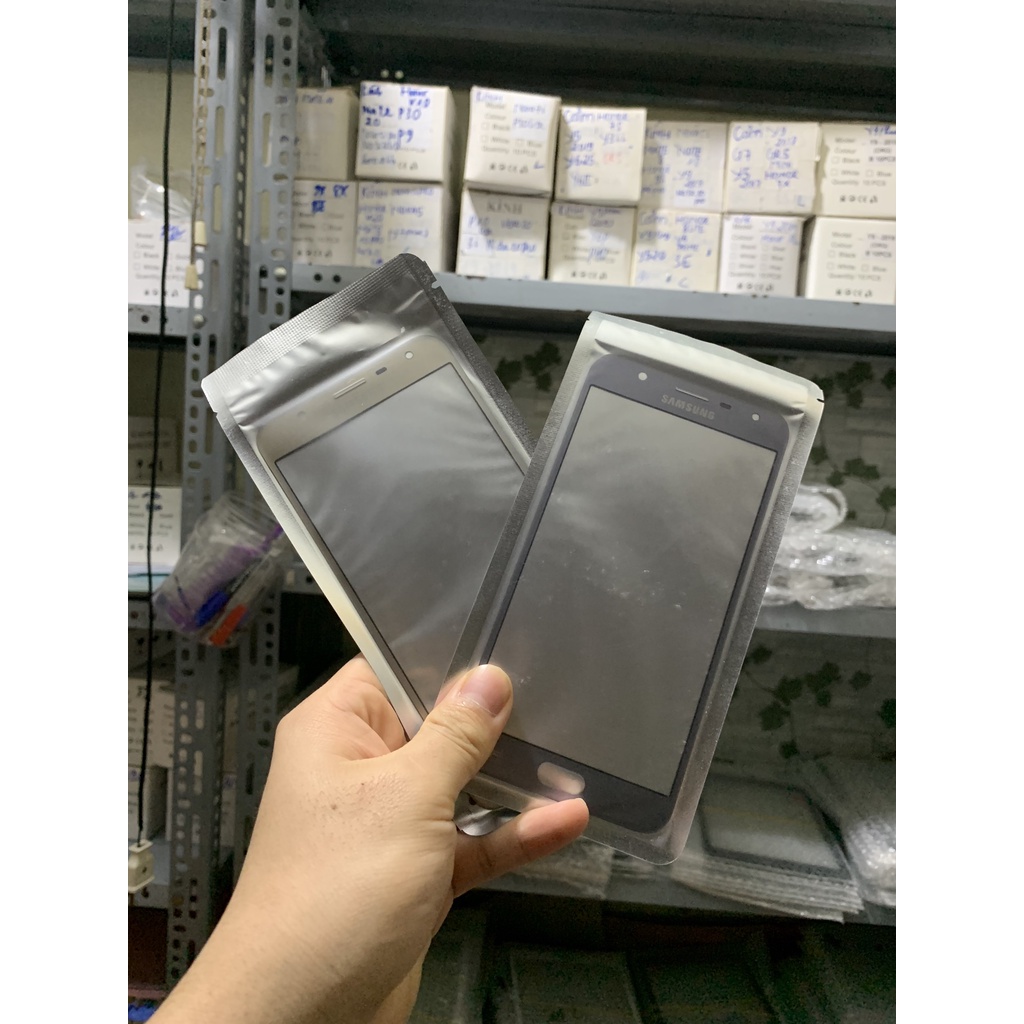Mặt kính ép màn hình điện thoại Samsung J720 đầy đủ màu
