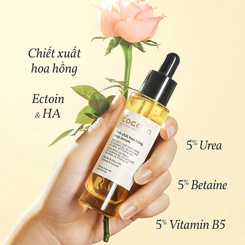 Tinh chất hoa hồng Cocoon cấp ẩm và phục hồi da