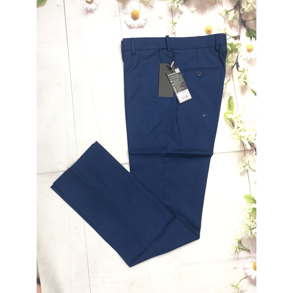 (OWEN SALE) QUẦN ÂU NAM OWEN MẪU MỚI 2020 XANH ĐẬM QRT20530