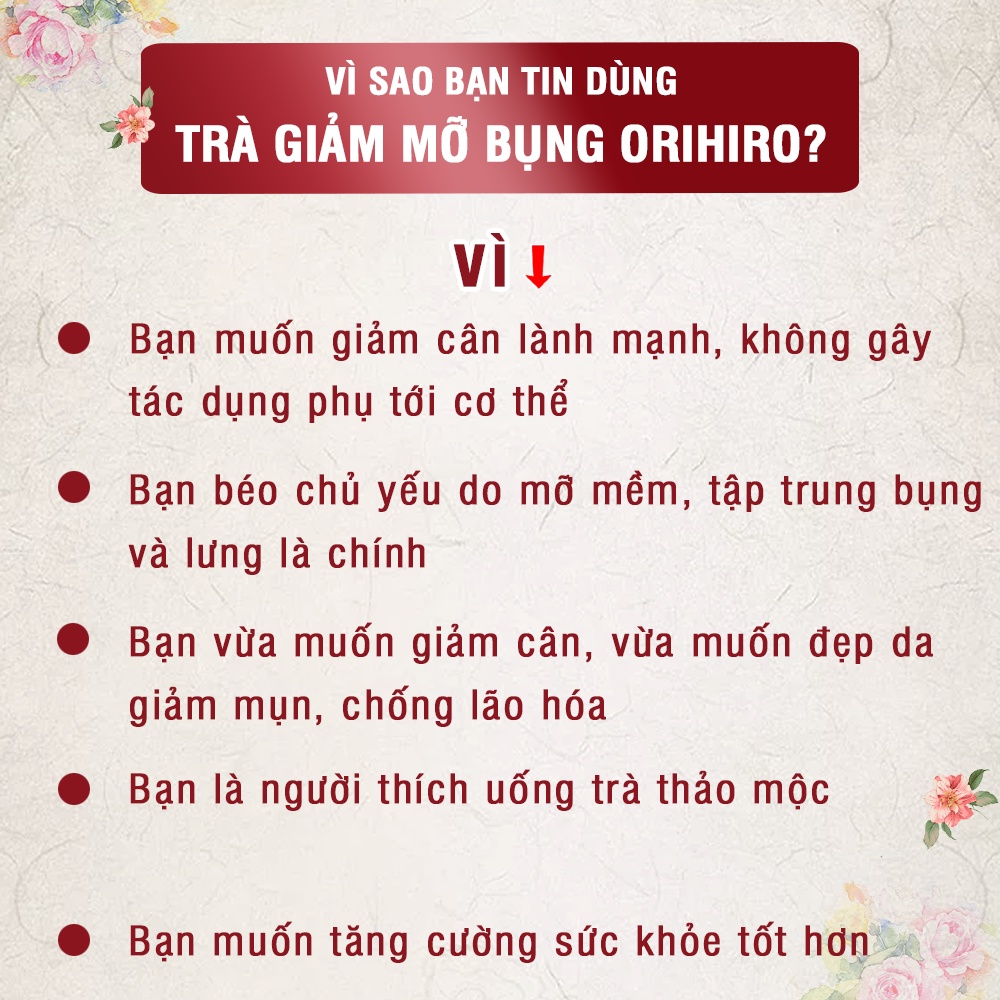 Combo 2 gói trà giảm mỡ bụng Nhật Genpi Orihiro, hỗ trợ giảm cân, đốt mỡ không cần ăn kiêng, 2 gói x 60 túi lọc GEN02