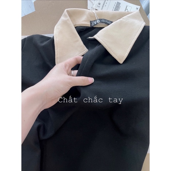 ĐẦM SUÔNG PHỐI CỔ BE CHO NỮ