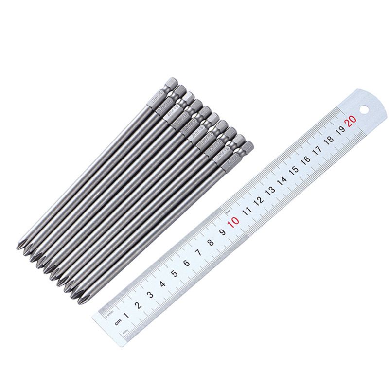 Set 10 Mũi Khoan Thép Dài 1 / 4 '' 150MM S2 Chuyên Dụng