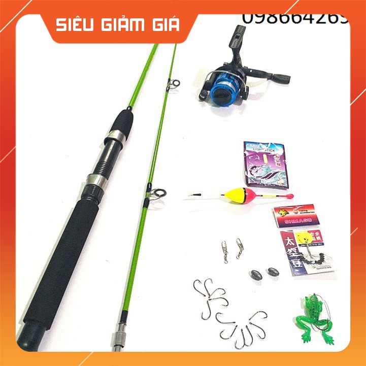 [Combo] [4] Bộ Cần Câu Máy 2 Khúc shimano 1m65, 1m8,2m1, 2m4, 2m7 Kem Máy Và Phụ Kiện [Giá rẻ]