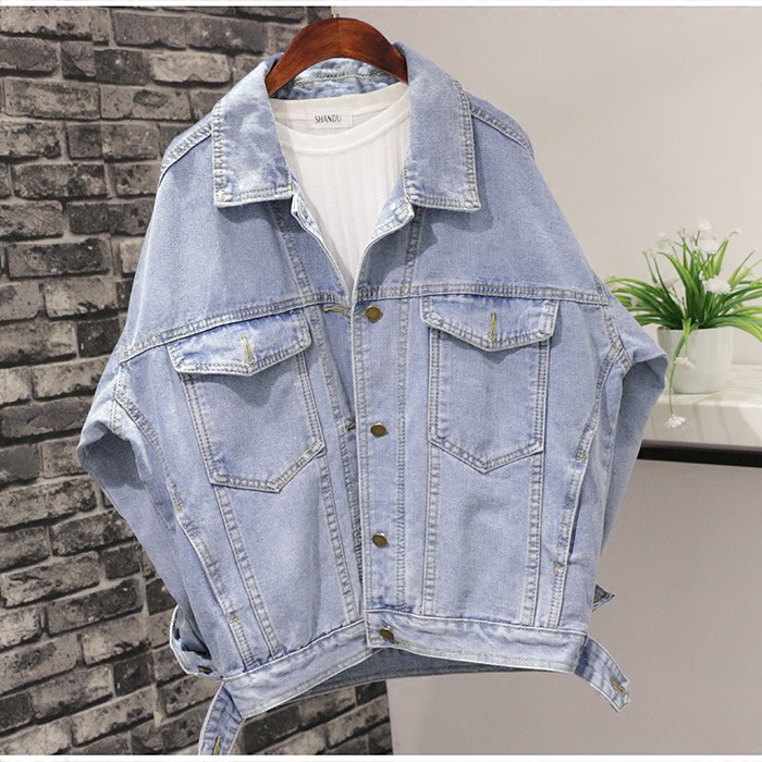 ( Order ) Áo khoác Denim nữ mẫu hot 2018