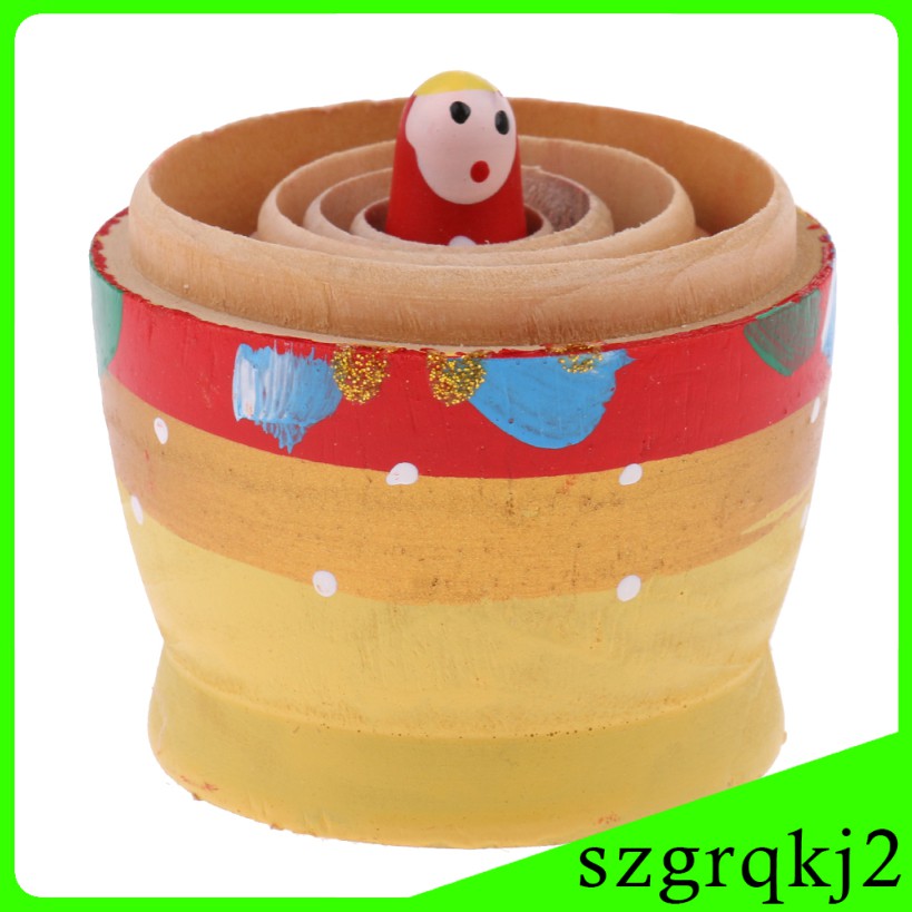 Bộ 5 Búp Bê Nga Matryoshka # 2 Bằng Gỗ