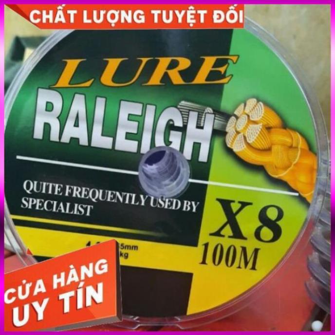 ⭐ [ SALE 50% ] Dây Dù Câu Cá RALEIGH  X8 7 màu Siêu Đẹp Siêu Bền Mịn