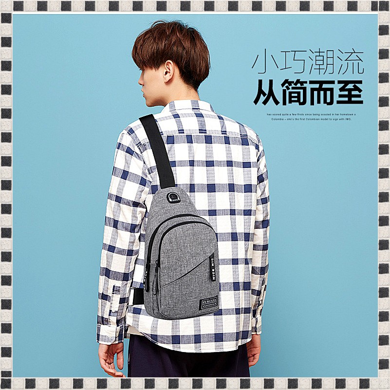 [FREE SHIP 50K TOÀN QUỐC] Túi Đeo Chéo Nam Nữ Khóa Chéo Chống Nước Chất Liệu Vải Cotton 2019 - M06 | BigBuy360 - bigbuy360.vn