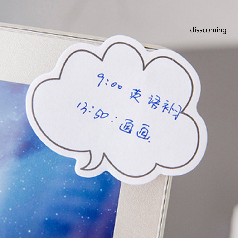 Xấp Giấy Ghi Chú Hình Đám Mây Dễ Thương