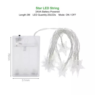 Đèn led - dây đèn led ngôi sao trang trí