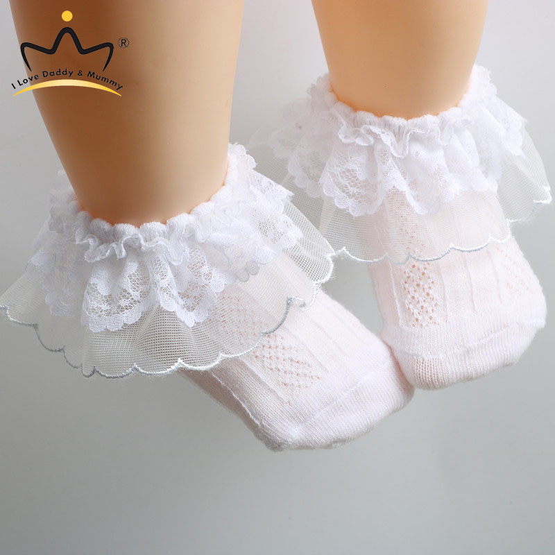 Vớ Cotton Mềm Cho Bé Gái Sơ Sinh