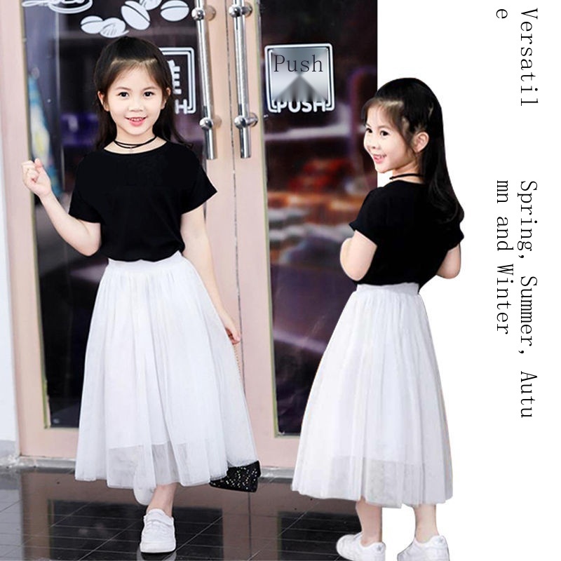 Chân Váy Lưới Dáng Vừa Thời Trang Mùa Hè Mới 2022 Cho Bé Gái