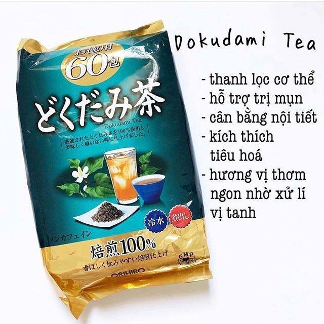 Trà diếp cá Dokudami Tea 60 túi lọc Orihiro Nhật Bản