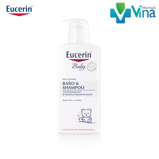 Sữa tắm gội dịu nhẹ cho bé Eucerin Baby Wash & Shampoo 400ml