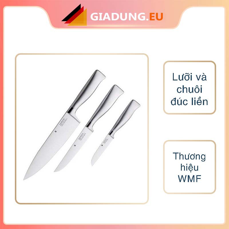 BỘ DAO WMF ĐÚC NGUYÊN KHỐI 3 món