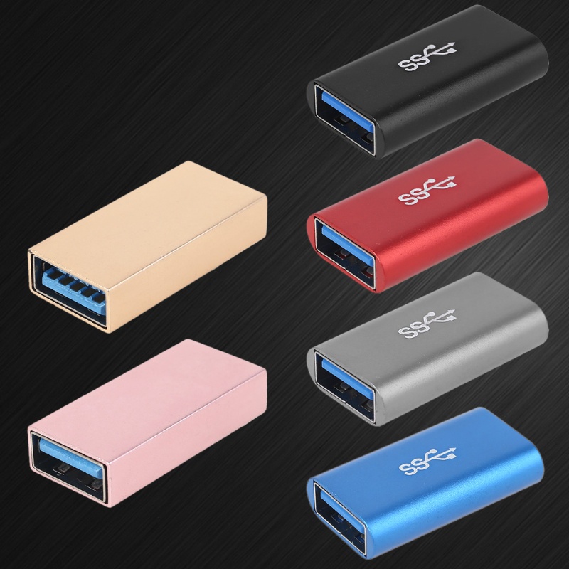 Đầu Nối USB 3.0 Female Sang Female Tốc Độ Cao USB 3.0 Bằng Kim Loại Cho Laptop