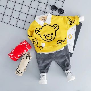 Bộ Dài Tay Đông Xuân Cho Bé Trai Từ 6-17kg Hàng Quảng Châu Chất Đẹp