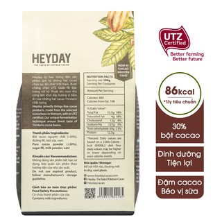 Bột cacao sữa Heyday 200g