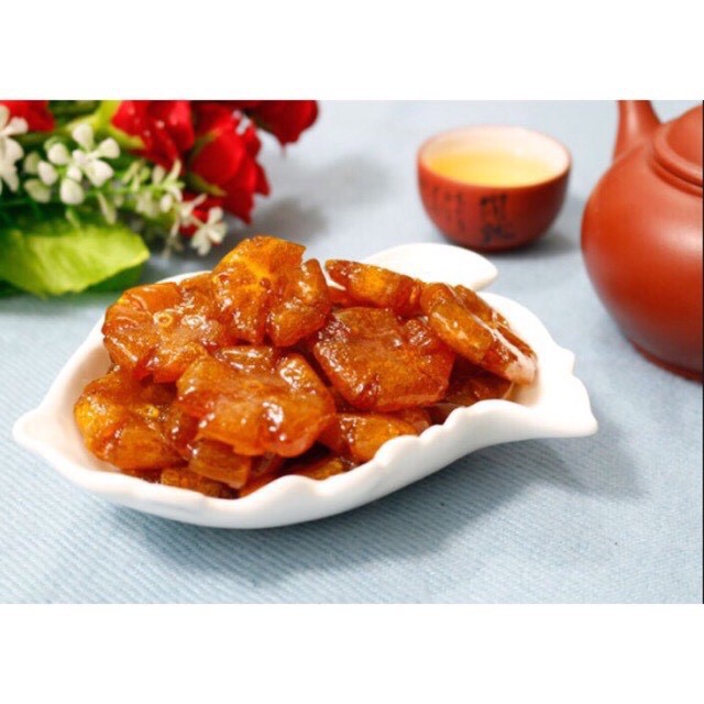 200GR MỨT QUẤT VÀNG SẤY DẺO KHÔNG HẠT NHÀ LÀM CHUA NGỌT NGON