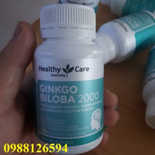 Bổ não Ginkgo Biloba 2000mg 100 viên Úc ( mẫu mới giá buôn)
