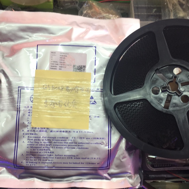 LED dán 0603 làm phao cần câu.